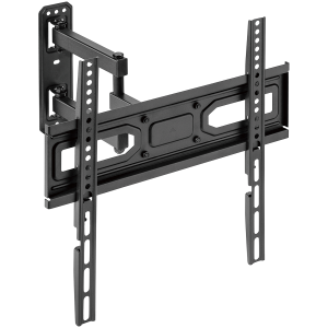 Free-tilt design: simplifies adjustment for better visibility and reduced glareSwivel mechanism provides maximum viewing flexibilitySpirit level ensures perfect positioningConvenient cable holder. 32-55". Max 35kg.