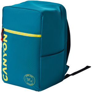 CANYON CSZ-02, rucsac dimensiune cabină pentru laptop de 15,6 inchi, poliester, verde închis