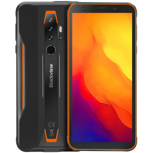 Blackview Rugged BV6300 Pro 6GB/128GB, 5.7-inch 1080x2408 IPS LCD, Octa-core, 16MP Front/8MP+2MP+0.3MP, Battery 4380mAh, Type-C, Android 10, Fingerprint,  Dual SIM, SD card slot, 18W wired charging/ 10w wireless, MIL-STD-810H, Orange