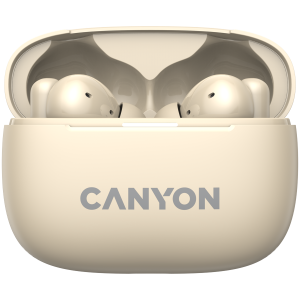 CANYON headset OnGo TWS-10 ANC+ENC Beige