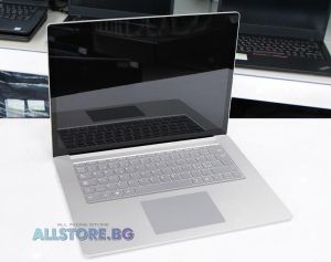 Microsoft Surface Laptop 3 1872 Platinum, Intel Core i5, 8192MB LPDDR4X, 128GB M.2 NVMe SSD, Intel Iris Plus Graphics, 15" 2496x1664 QHD 3:2 , Preinstalled with Windows 10 Pro, Grade A