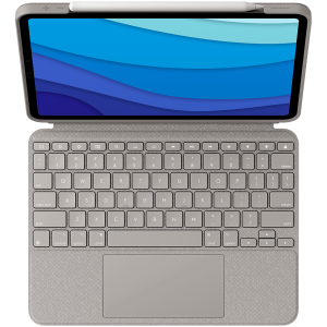 LOGITECH Combo Touch pentru iPad Pro 11 inchi (prima, a doua și a treia generație) - SAND - US - INTNL