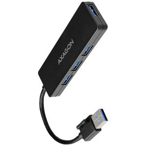 Hub USB AXAGON HUE-G1A 4x USB3.0 Superspeed SLIM cu. Cablu tip A de 14 cm