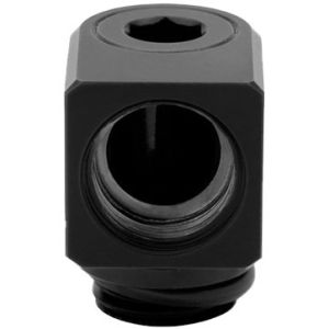 EK-Quantum Torque Micro Rotary 90° - Black, adapter fitting