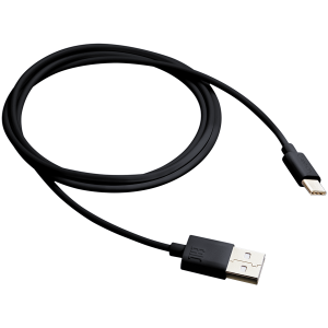 CANYON UC-1, Type C USB Standard cable, cable length 1m, Black, 15*8.2*1000mm, 0.018kg