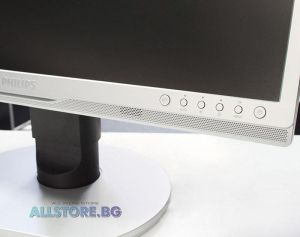 Philips 220BW9, 22" 1680x1050 WSXGA+16:10 Stereo Speakers + USB Hub, Silver/Black, Grade C