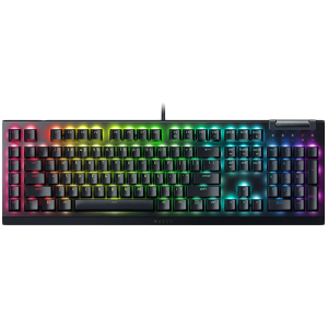 Razer BlackWidow V4 X Mechanical Gaming Keyboard, US Layout, Green Switch, Razer Chroma™ RGB, 6 Macro Keys, Lubricated Stabilizers, Media Roller