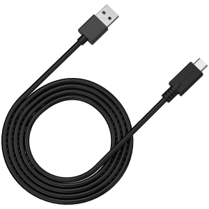 CANYON UC-4, cablu standard USB 3.0 tip C, ieșire putere și date, 5V 3A 15W, OD 4,5 mm, manta PVC, 1,5 m, negru, 0,039 kg