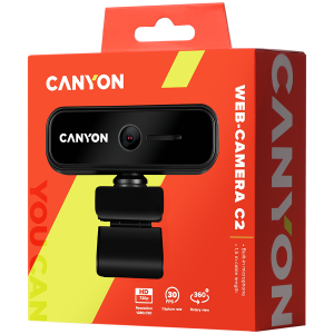 CANYON webcam C2 HD 720P Black