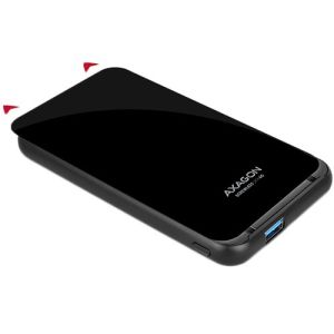 AXAGON EE25-S6B USB3.0 - SATA 6G 2.5" Cutie externă fără șuruburi negru
