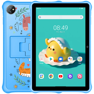 Blackview Tab A7 Kids WiFi 3GB/64GB, 10.1-inch HD+ 800x1280 IPS, Quad-core, 2MP Front/5MP Back Camera, Battery 6580mAh, Type-C, Android 12, SD card slot, EVA case, Blue