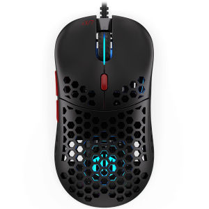 Endorfy LIX Plus Gaming Mouse, PIXART PAW3370 Optical Gaming Sensor, 19000DPI, 59G Lightweight design, KAILH GM 8.0 Switches, 1.8M Paracord Cable, PTFE Skates, ARGB lights, 2 Year Warranty
