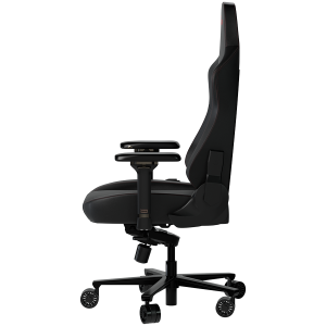 LORGAR Embrace 533, Gaming chair, PU eco-leather, 1.8 mm metal frame, multiblock mechanism, 4D armrests, 5 Star aluminum base, Class-4 gas lift, 75mm PU casters, Black