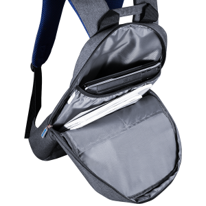 CANYON BP-4, Backpack for 15.6'' laptop, material 300D polyester, Gray, 450*285*85mm, 0.5kg, capacity 12L