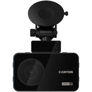 Canyon DVR10GPS, 3.0 inchi IPS (640x360), FHD 1920x1080@60fps, NTK96675, 2 MP CMOS Senzor de imagine Sony Starvis IMX307, cameră de 2 MP, Unghi de vizualizare 136°, Wi-Fi, GPS, bază de date camere video, USB Type-C , Supercondensator, Vedere nocturnă, Det