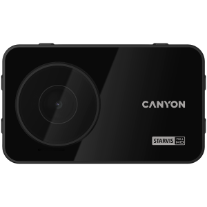 Canyon DVR10GPS, 3.0'' IPS (640x360), FHD 1920x1080@60fps, NTK96675, 2 MP CMOS Sony Starvis IMX307 image sensor, 2 MP camera, 136° Viewing Angle, Wi-Fi, GPS, Video camera database, USB Type-C , Supercapacitor, Night Vision, Motion Detect