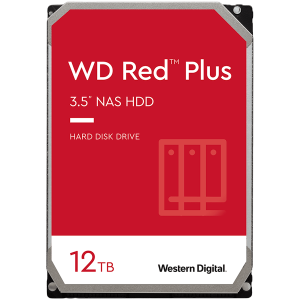 WD Red Plus 12TB SATA 6Gb/s 3.5inch 256MB cache 7200Rpm Internal HDD Bulk