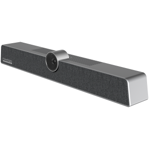 Bara de colaborare pentru videoconferințe Prestigio Solutions Alpha: UHD, 12MP, 6 microfon, 8m (Raza de acțiune), Conexiune prin USB Type-C sau AUX