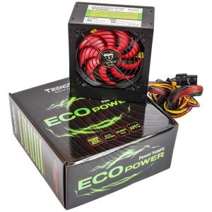 TS Eco Power Supply TrendSonic AC 115/230V, 50/60Hz, DC 3.3/5/12V, 700W, 20+4 pin, 4 x SATA, 2XPCIE6P, Cable Length: 450mm, power cable 1.5M incl., 1x120, Efficiency 80 %