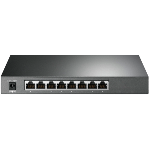 Switch Smart Gigabit JetStream cu 8 porturi cu 4 porturi PoE+PORT: 4× porturi Gigabit PoE+SPEC: 802.3at/af, 62 W Putere PoE, carcasă din oțel pentru desktop CARACTERISTICI: Integrare cu controlerul Omada SDN, 802.1Q VLAN, STP/RSTP/MSTP , IGMP Snooping, 80