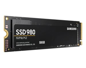 SAMSUNG 980 SSD 500GB M.2 NVMe PCIe 3.0 3.100 MB/s read 2.600MB/s write