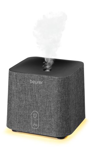 Ароматизатор Beurer LA 35 Aroma diffuser, Micro-fine ultrasonic atomisation, Two-level LED light, up to 20 m2, 12W, fabric cover, automatic switch-off
