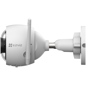 Ezviz H3c 4MP IP Wi-Fi Smart Home Camera, 1/2.7” Progressive Scan CMOS, 4mm @ F2.0, unghi de vizualizare: 82° (orizontal), H.265, 30fps, 2560 × 1440, Convorbire în două sensuri, Lumină și Siren, IR până la 30 m, micro SD (Max. 512 GB), RJ45 x1, IP67