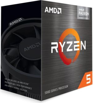 Procesor AMD Ryzen 5 5600GT, 6 nuclee, 3,6 GHz (până la 4,6 GHz), 65 W, AM4