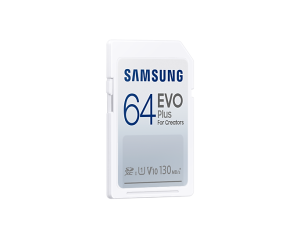 Memory card Samsung EVO Plus SD Card (2021), 64GB, White