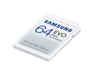 Memory card Samsung EVO Plus SD Card (2021), 64GB, White
