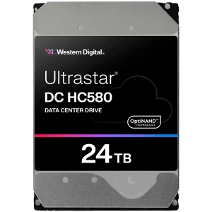 HDD Server WD/HGST ULTRASTAR DC HC580 (3.5'', 24TB, 512MB, 7200 RPM, SATA 6Gb/s, 512E SE NP3), SKU: 0F62796