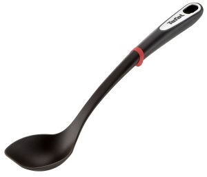 Spoon Tefal K2060514, Ingenio, Spoon, Kitchen tool, Termoplastic, 39.8x9x4.6cm, Up to 230°C, Dishwasher safe, black