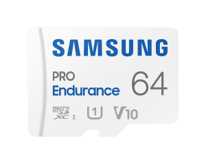 Memory card Samsung PRO Endurance microSD Card (2022), 64GB, Adapter