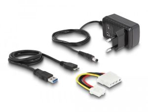 Delock Converter USB 5 Gbps to SATA 6 Gb/s / IDE 40 pin / IDE 44 pin with backup function
