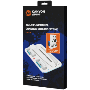 CANYON cooling stand CS-5 RGB PS5 Charge White