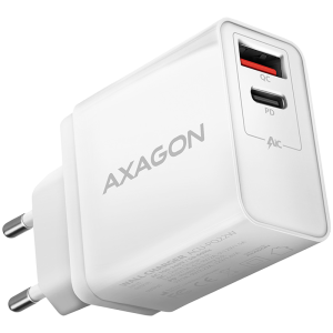 AXAGON ACU-PQ22W QC3.0 + încărcător de perete USB-C PD