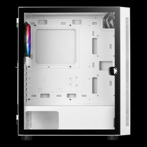 Gamdias Case ATX - ARGUS E4 Elite White - RGB, Tempered Glass