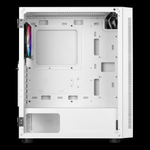 Cutie Gamdias Case ATX - ARGUS E4 Elite White - RGB, Sticla Securizata