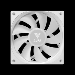 Gamdias водно охлаждане Water Cooling 120mm - AURA GL120 v2 White, aRGB
