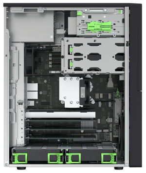Сървър Fujitsu  Primergy TX1310 M5 LFF Xeon E-2324G 16GB U 1Rx8 3200 2x1TB HDD SATA 3.5inch PSU Std TPM 2.0