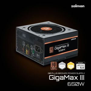 Alimentator Zalman GigaMax III ATX 3.0 650W Bronz - ZM650-GV3