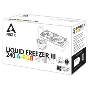 Răcire cu apă Arctic Liquid Freezer III 240 A-RGB Alb