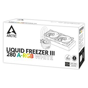 Arctic водно охлаждане Liquid Freezer III 280 A-RGB White