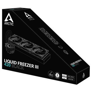 Arctic водно охлаждане Liquid Freezer III 420 Black