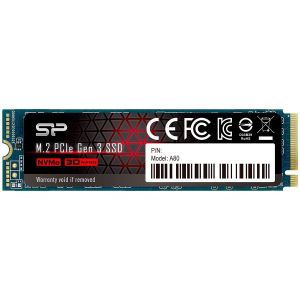 Silicon Power Ace - A80 512GB SSD PCIe Gen 3x4 PCIe Gen3 x 4 & NVMe 1.3, SLC cache + DRAM cache - Max 3400/3000 MB/s, EAN: 4713436123767