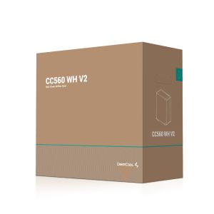 DeepCool кутия Case ATX - CC560 WH v2