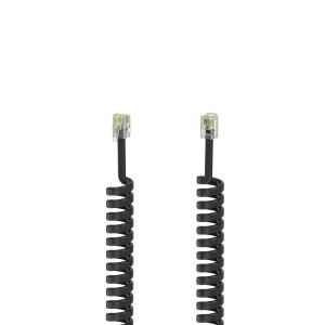 Hama Handset Cable, 4p4c Modular Plug - 4p4c Modular Plug, 3 m