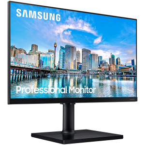 Monitor LED Samsung LF27T450FQRXEN / 27" / 1920x1080@75Hz / IPS / 250 cd/m / 1000:1 / 5ms / 72% (CIE 1931) / Flicker Free / FreeSync / 2xHDMI / 1xDP2 / Height Pivot. 13cm / VESA / Negru / 2Y