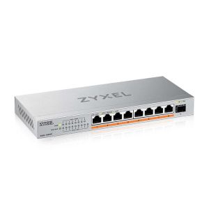 Switch ZyXEL XMG-108 8 Ports 2.5G + 1 SFP+, 8 ports 100W total PoE++ Desktop MultiGig unmanagedSwitch