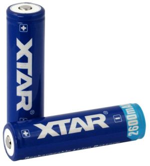 Baterie reîncărcabilă XTAR pentru lanterne 18650 cu protecție, 2600mAh, Li-ion